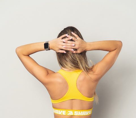 Neon Yellow Sports Bra