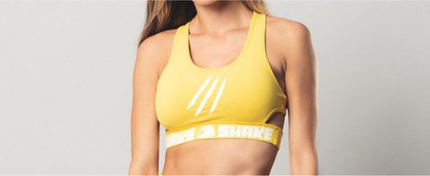 Neon Yellow Sports Bra