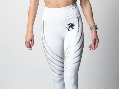 White Leggings | Wake&Shake Athletics